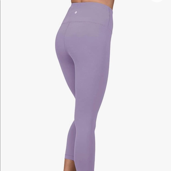 NWT 90 Degree by Reflex "Squat Proof" Interlink High Waist Capri in Lilac Mist - Picture 2 of 16